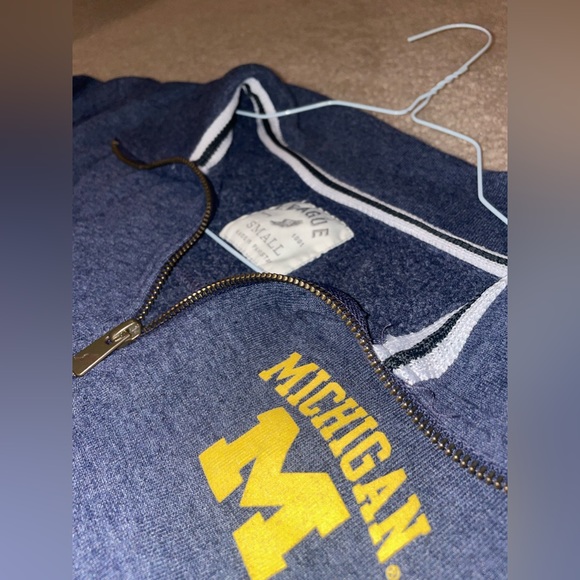 University of Michigan University Quarter-Zip Sweatshirt - Picture 5 of 6